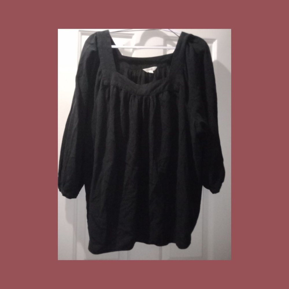 Terra & Sky Peasant Blouse